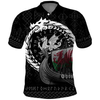 Wales Viking Drakkar Polo Shirt Viking Blood - Wonder Print Shop