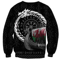Wales Viking Drakkar Sweatshirt Viking Blood - Wonder Print Shop