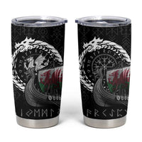 Wales Viking Drakkar Tumbler Cup Viking Blood - Wonder Print Shop
