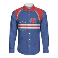 Cape Verde Atlantic Stars Custom Long Sleeve Button Shirt Football 2026 Supporter