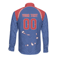 Cape Verde Atlantic Stars Custom Long Sleeve Button Shirt Football 2026 Supporter