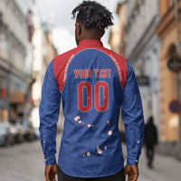 Cape Verde Atlantic Stars Custom Long Sleeve Button Shirt Football 2026 Supporter