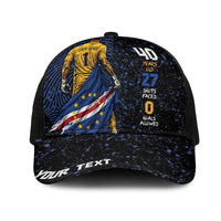Cape Verde Goalkeeper Personalized Mesh Trucker Cap 40 Years Old 27 Shots Zero Goals Vintage