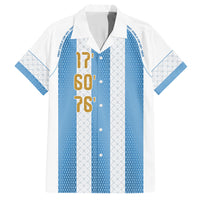 Argentina Hattrick WC26 Custom Hawaiian Shirt Triple Strike Football Albiceleste Fan