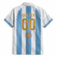 Argentina Hattrick WC26 Custom Hawaiian Shirt Triple Strike Football Albiceleste Fan