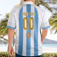 Argentina Hattrick WC26 Custom Hawaiian Shirt Triple Strike Football Albiceleste Fan