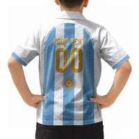 Argentina Hattrick WC26 Custom Hawaiian Shirt Triple Strike Football Albiceleste Fan
