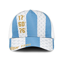Argentina Hattrick WC26 Personalized Mesh Trucker Cap Triple Strike Football Albiceleste Fan