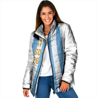 Argentina Hattrick WC26 Custom Padded Jacket Triple Strike Football Albiceleste Fan