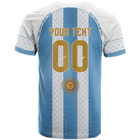 Argentina Hattrick WC26 Custom T Shirt Triple Strike Football Albiceleste Fan