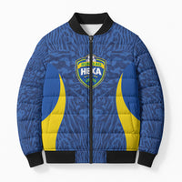 Vai Dar Brasil Custom Bomber Puffer Jacket Brasil Rumo ao Hexa Football Supporter