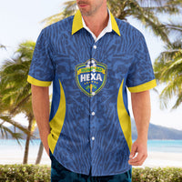 Vai Dar Brasil Custom Hawaiian Shirt Brasil Rumo ao Hexa Football Supporter
