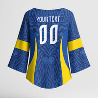 Vai Dar Brasil Custom Kimono Sleeve Blouse Brasil Rumo ao Hexa Football Supporter