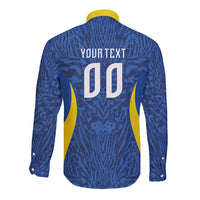 Vai Dar Brasil Custom Long Sleeve Button Shirt Brasil Rumo ao Hexa Football Supporter