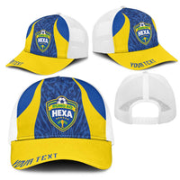 Vai Dar Brasil Personalized Mesh Trucker Cap Brasil Rumo ao Hexa Football Supporter