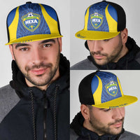 Vai Dar Brasil Personalized Mesh Trucker Cap Brasil Rumo ao Hexa Football Supporter