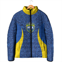 Vai Dar Brasil Custom Padded Jacket Brasil Rumo ao Hexa Football Supporter
