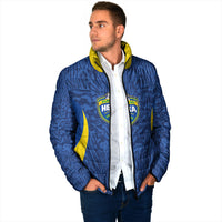 Vai Dar Brasil Custom Padded Jacket Brasil Rumo ao Hexa Football Supporter
