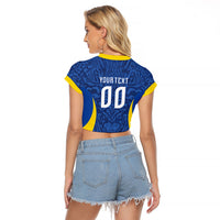Vai Dar Brasil Custom Raglan Cropped T Shirt Brasil Rumo ao Hexa Football Supporter