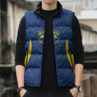 Vai Dar Brasil Custom Sleeveless Puffer Jacket Brasil Rumo ao Hexa Football Supporter