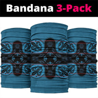 Bafokeng Rabbit Crown Palesa ea kharanium Neck Gaiter Blue Seanamarena Basotho Blanket Inspired