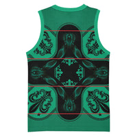 Bafokeng Rabbit Crown Palesa ea kharanium Basketball Jersey Green Seanamarena Basotho Blanket Inspired