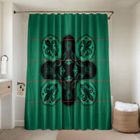Bafokeng Rabbit Crown Palesa ea kharanium Bathroom Set Green Seanamarena Basotho Blanket Inspired