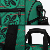 Bafokeng Rabbit Crown Palesa ea kharanium Duffle Bag Green Seanamarena Basotho Blanket Inspired