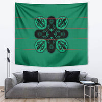 Bafokeng Rabbit Crown Palesa ea kharanium Tapestry Green Seanamarena Basotho Blanket Inspired