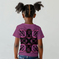 Bafokeng Rabbit Crown Palesa ea kharanium Kid T shirt Pink Seanamarena Basotho Blanket Inspired