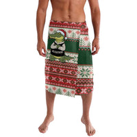 Funny Christmas Alligator Santa Lavalava Knitted Pattern - Wonder Print Shop