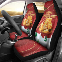 Merry Cheesemas Car Seat Cover Switzerland Frohe Weihnachten LT9 - Wonder Print Shop