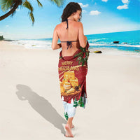 Merry Cheesemas Sarong Switzerland Frohe Weihnachten - Wonder Print Shop