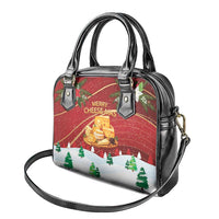 Merry Cheesemas Shoulder Handbag Switzerland Frohe Weihnachten