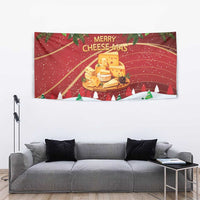 Merry Cheesemas Tapestry Switzerland Frohe Weihnachten - Wonder Print Shop