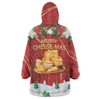 Merry Cheesemas Wearable Blanket Hoodie Switzerland Frohe Weihnachten - Wonder Print Shop