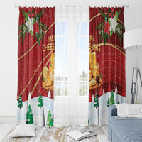 Merry Cheesemas Window Curtain Switzerland Frohe Weihnachten - Wonder Print Shop