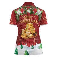 Merry Cheesemas Women Polo Shirt Switzerland Frohe Weihnachten - Wonder Print Shop