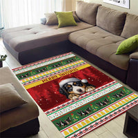 Merry Swissmas Bernese Mountain Dog Area Rug Switzerland Christmas Pattern LT9 - Wonder Print Shop