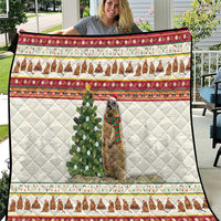 Merry Swissmas Marmot Santa Quilt Switzerland Christmas Pattern - Wonder Print Shop
