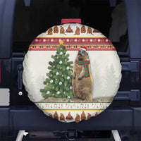 Merry Swissmas Marmot Santa Spare Tire Cover Switzerland Christmas Pattern - Wonder Print Shop
