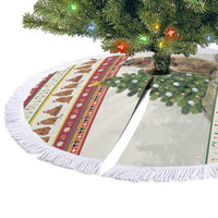 Merry Swissmas Marmot Santa Tree Skirt Switzerland Christmas Pattern - Wonder Print Shop