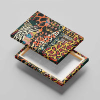 African Mixed Wild Animal Skins Canvas Wall Art LT9 - Wonder Print Shop