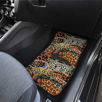 African Mixed Wild Animal Skins Car Mats LT9 - Wonder Print Shop