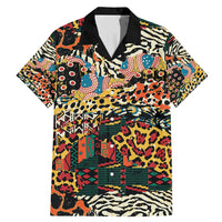 African Mixed Wild Animal Skins Family Matching Mermaid Dress and Hawaiian Shirt LT9 - Wonder Print Shop