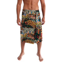 African Mixed Wild Animal Skins Lavalava - Wonder Print Shop