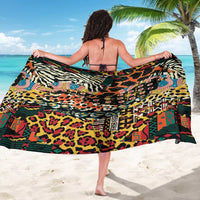 African Mixed Wild Animal Skins Sarong - Wonder Print Shop