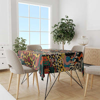 African Mixed Wild Animal Skins Tablecloth - Wonder Print Shop