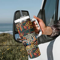 African Mixed Wild Animal Skins Tumbler With Handle - Wonder Print Shop