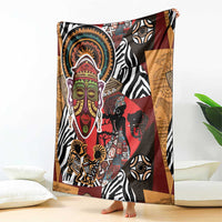 Beautiful African Women Ethnic Motifs Blanket